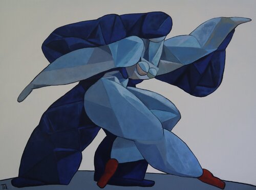 Lovers, and I love you so. (I was listening to Perry Como) di Ta Byrne, Pittura in vendita su Singulart