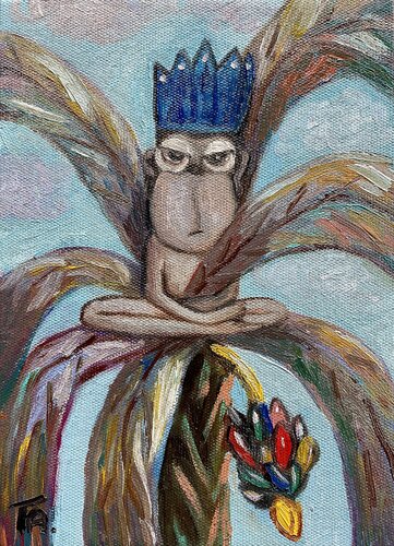 King Babu di Ta Byrne, Pittura in vendita su Singulart