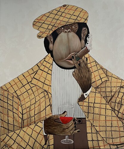 The Boss van Ta Byrne, Schilderij te koop op Singulart