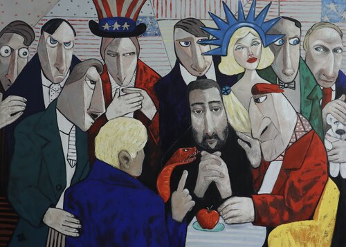 The Art of the Deal. von Ta Byrne, Malerei kaufen auf Singulart