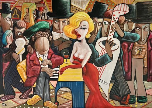 Jazz Trio de Ta Byrne, Pintura a la venta en Singulart