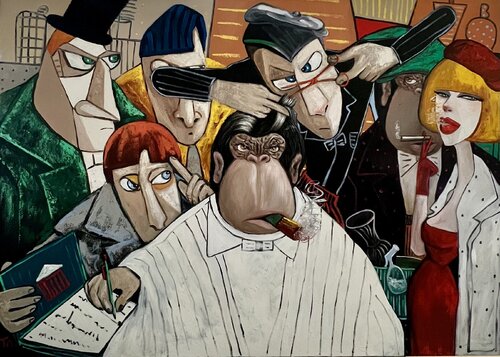 The Boss van Ta Byrne, Schilderij te koop op Singulart