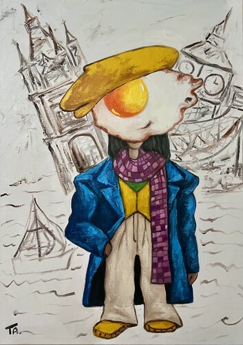Sabo in London van Ta Byrne, Schilderij te koop op Singulart