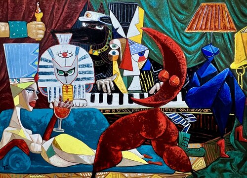 Moon Dance von Ta Byrne, Malerei kaufen auf Singulart