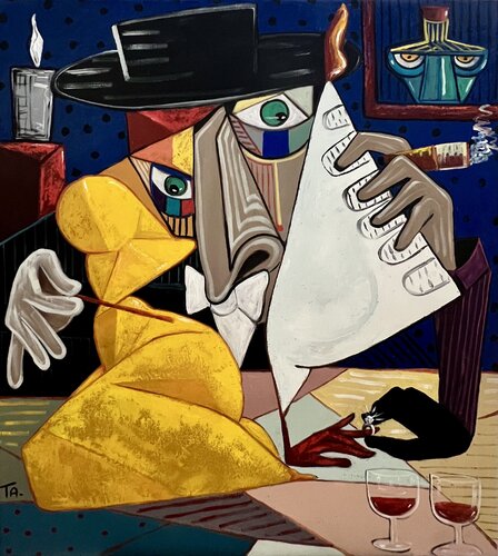 I do. (Mr Shifty Proposing) von Ta Byrne, Malerei kaufen auf Singulart