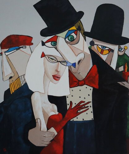 Pretty Woman van Ta Byrne, Schilderij te koop op Singulart