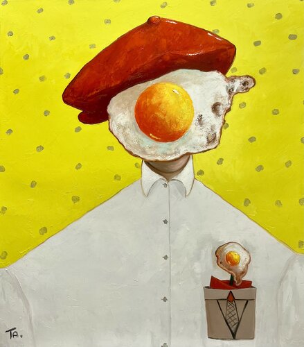 Egg Boy de Ta Byrne, Pintura a la venta en Singulart