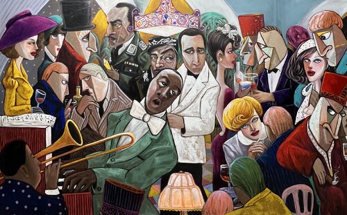 Rick's bar Casablanca van Ta Byrne, Schilderij te koop op Singulart