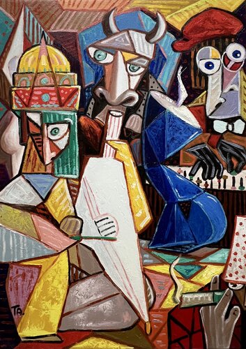 The Violinist de Ta Byrne, Pintura a la venta en Singulart
