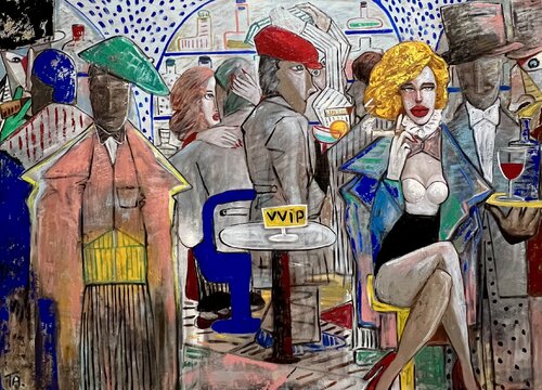 Blondie's Bar de Ta Byrne, Pintura a la venta en Singulart