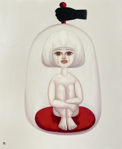 I want Peace, not Tears van Ta Byrne, Schilderij te koop op Singulart