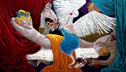 Goddess van Ta Byrne, Schilderij te koop op Singulart