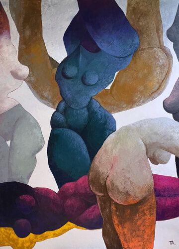 My Beautiful Ladies di Ta Byrne, Pittura in vendita su Singulart