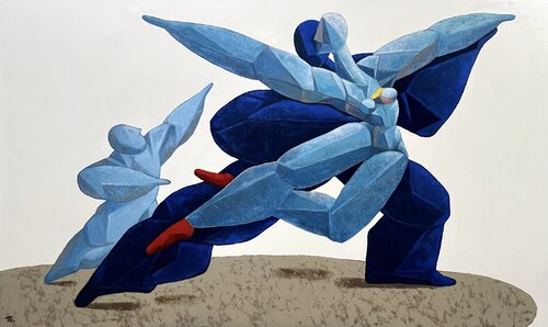 Parents and Child de Ta Byrne, Pintura a la venta en Singulart