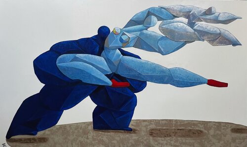 Lovers Dancing van Ta Byrne, Schilderij te koop op Singulart