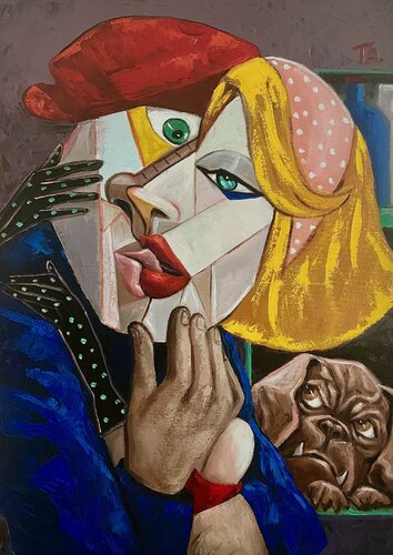 The Kiss by Ta Byrne, Painting for Sale on Singulart
