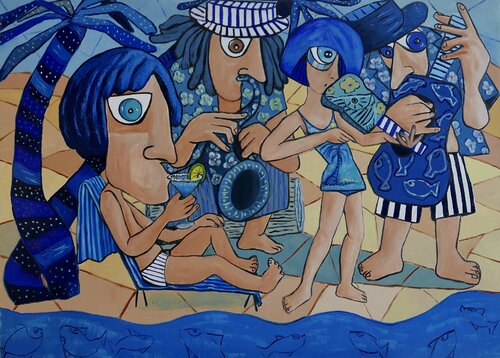 Princess of jazz on the beach Ta Byrne