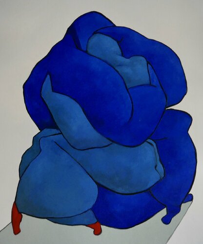 Lovers, the look of love van Ta Byrne, Schilderij te koop op Singulart