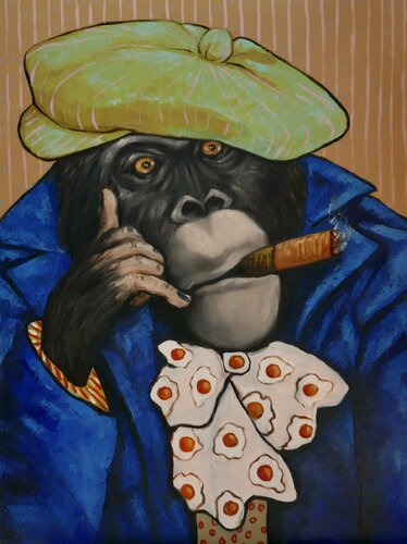 The Boss, call me van Ta Byrne, Schilderij te koop op Singulart