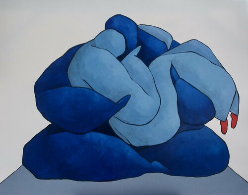 Lovers, come away with me. van Ta Byrne, Schilderij te koop op Singulart