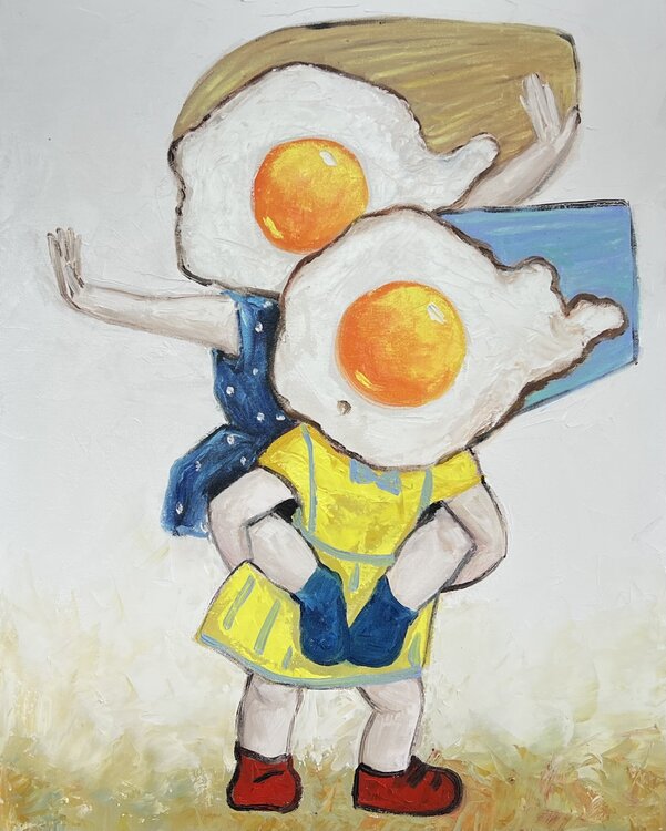 Egg friends Ta Byrne
