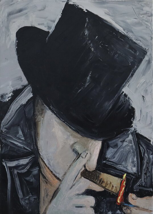 Man in black Ta Byrne