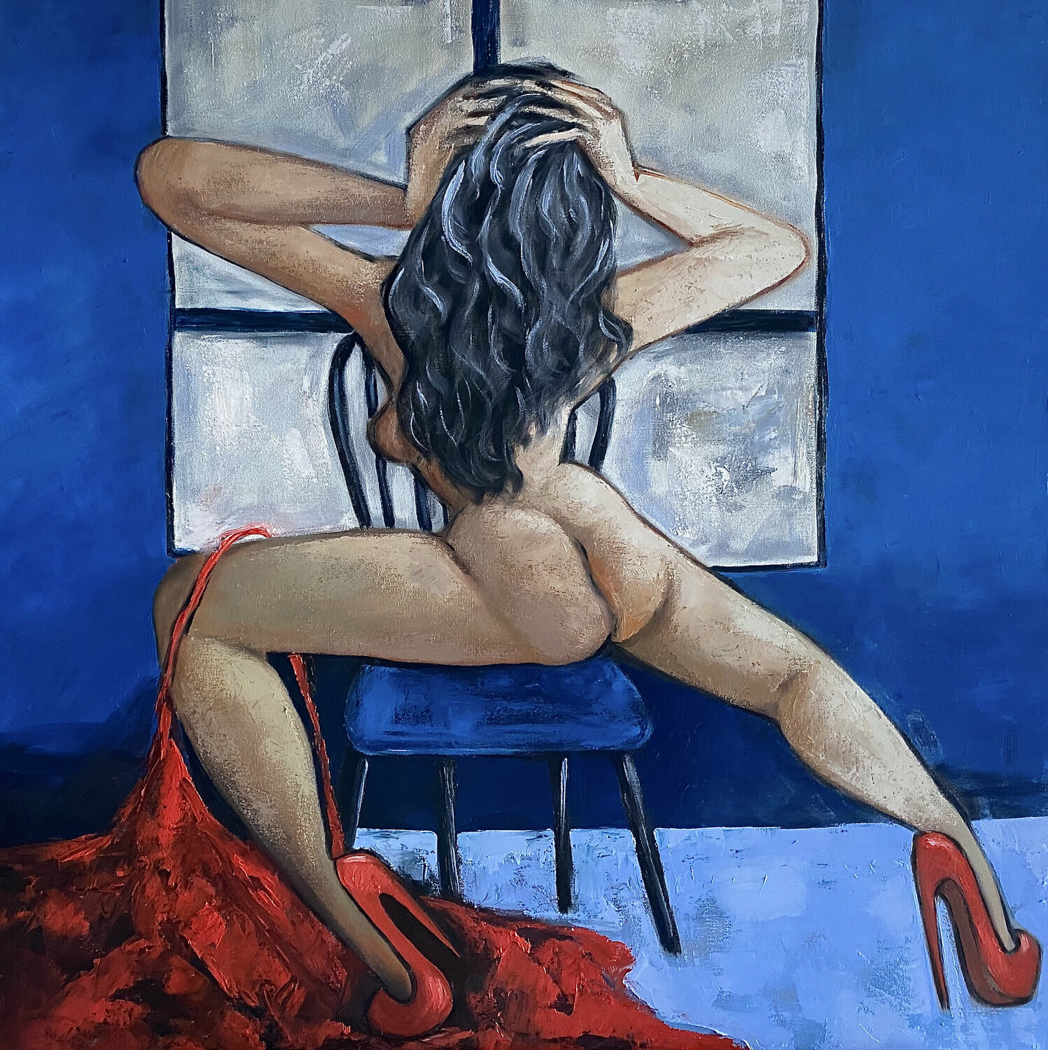 The nude in red Ta Byrne