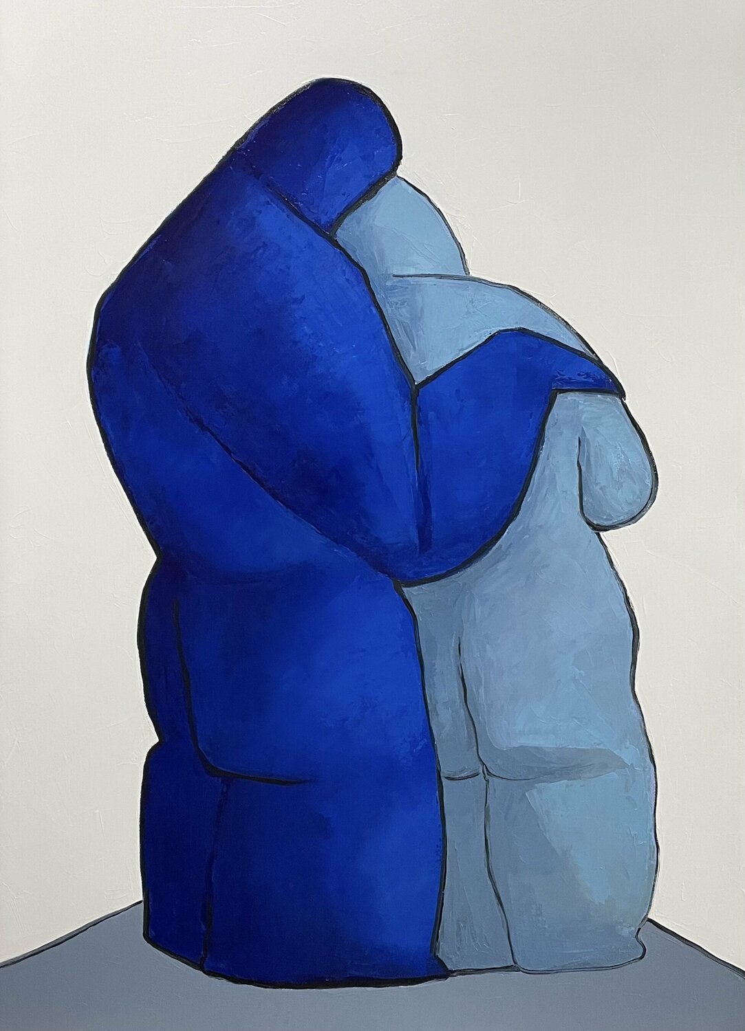 Lovers hugging Ta Byrne