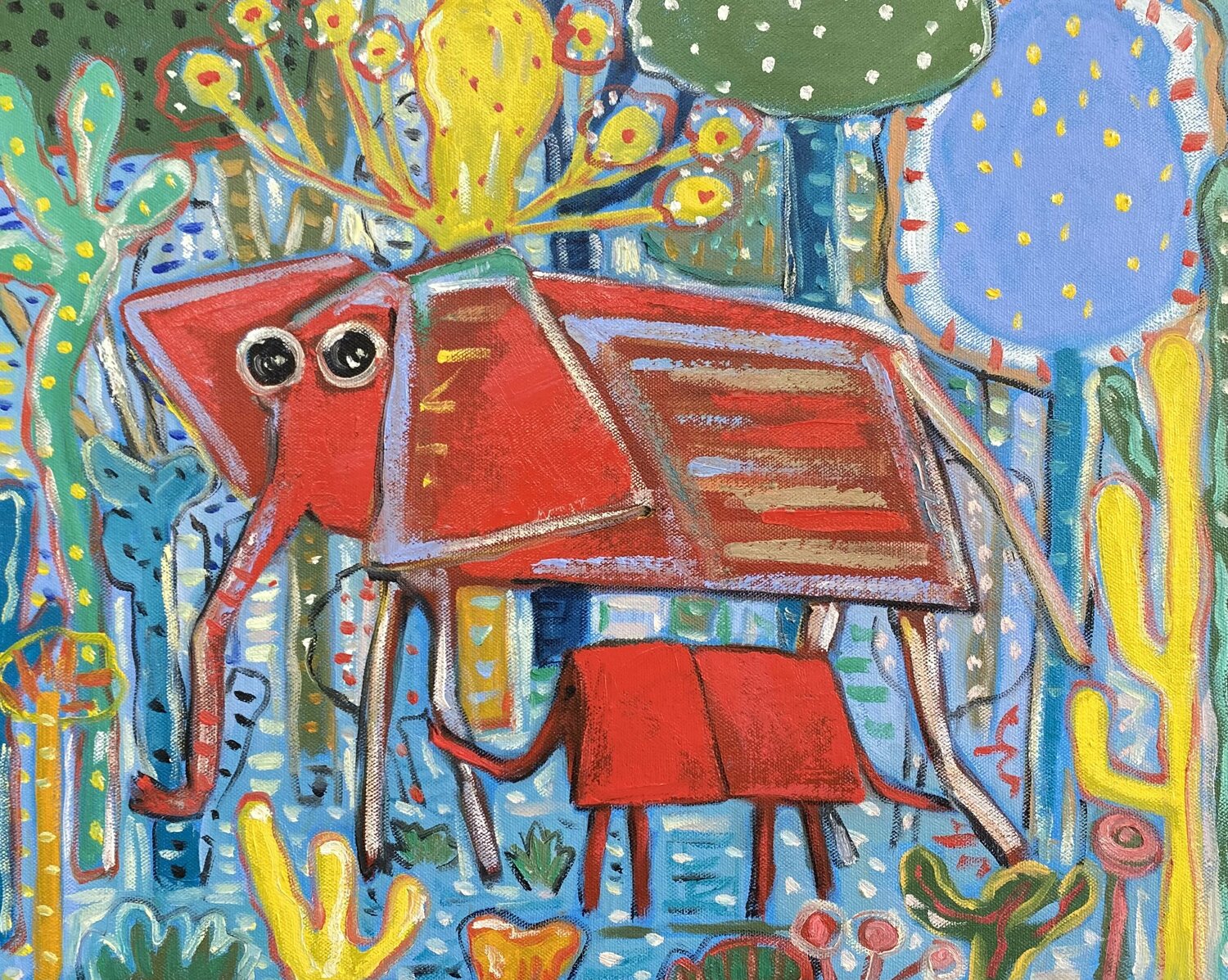 Baby and Mom elephants Ta Byrne