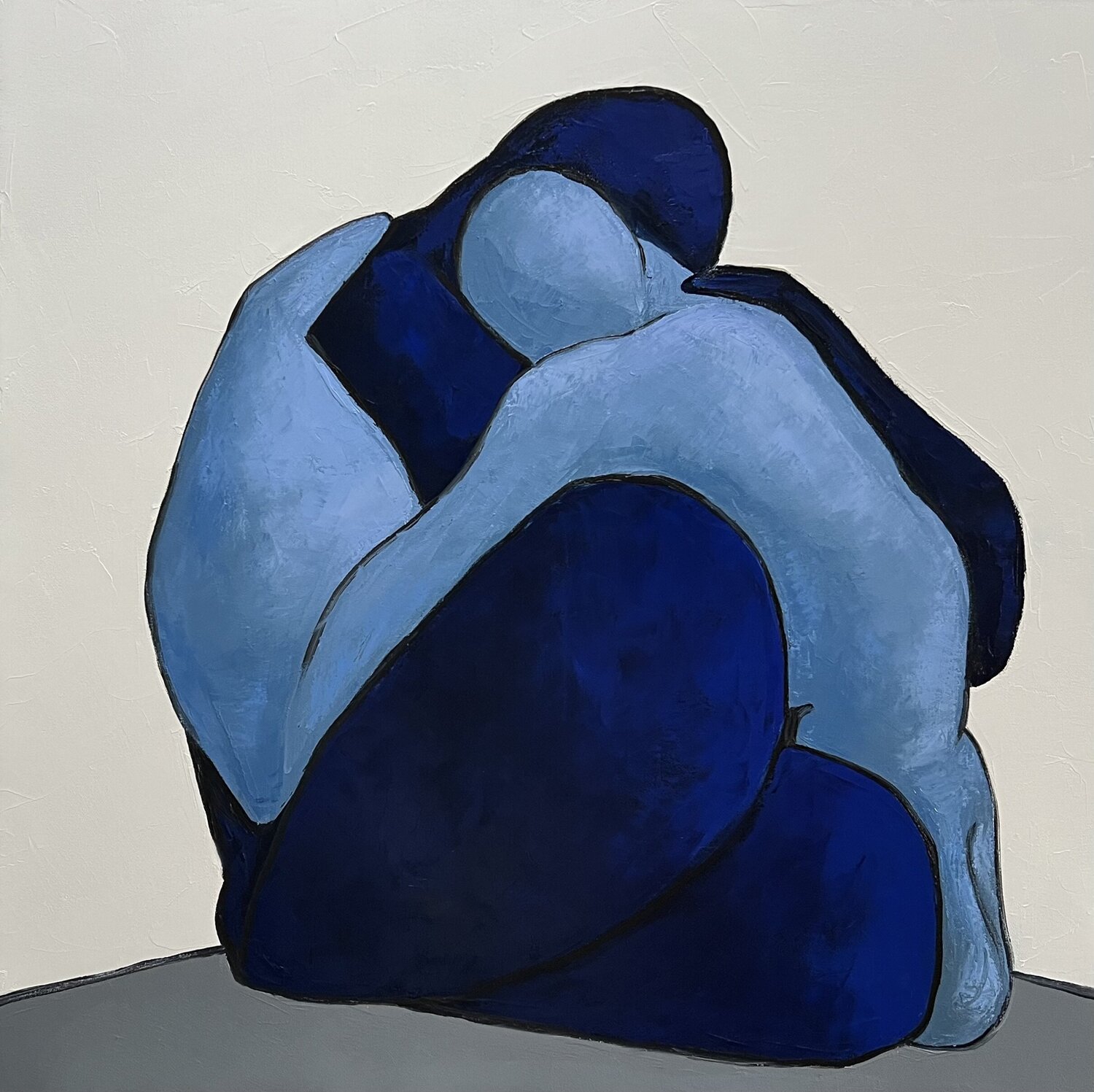 Lovers caress Ta Byrne