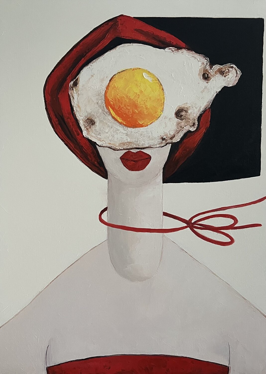 Egg lady in red Ta Byrne