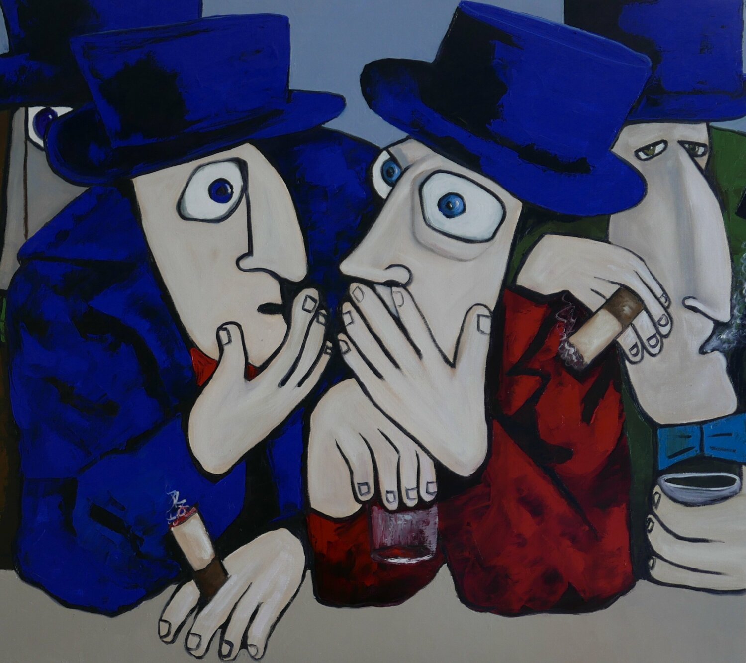 Conspirators confer Ta Byrne