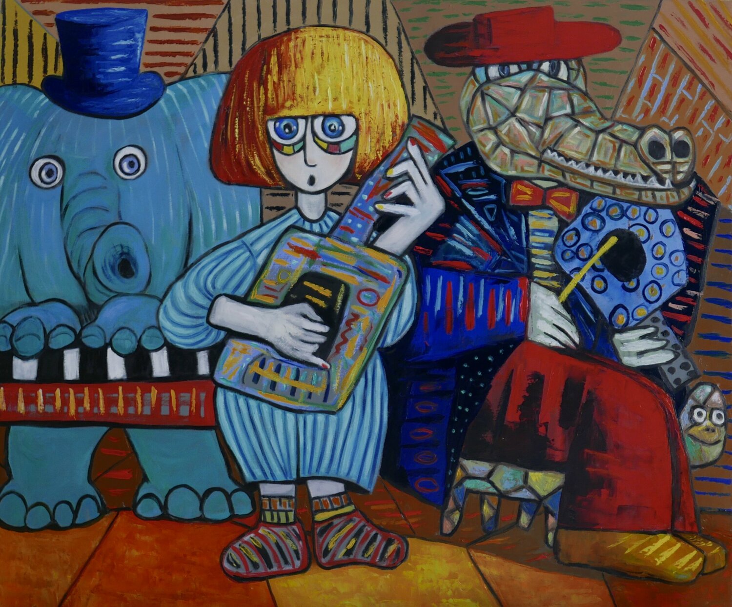 Princess & friends playing jazz Ta Byrne