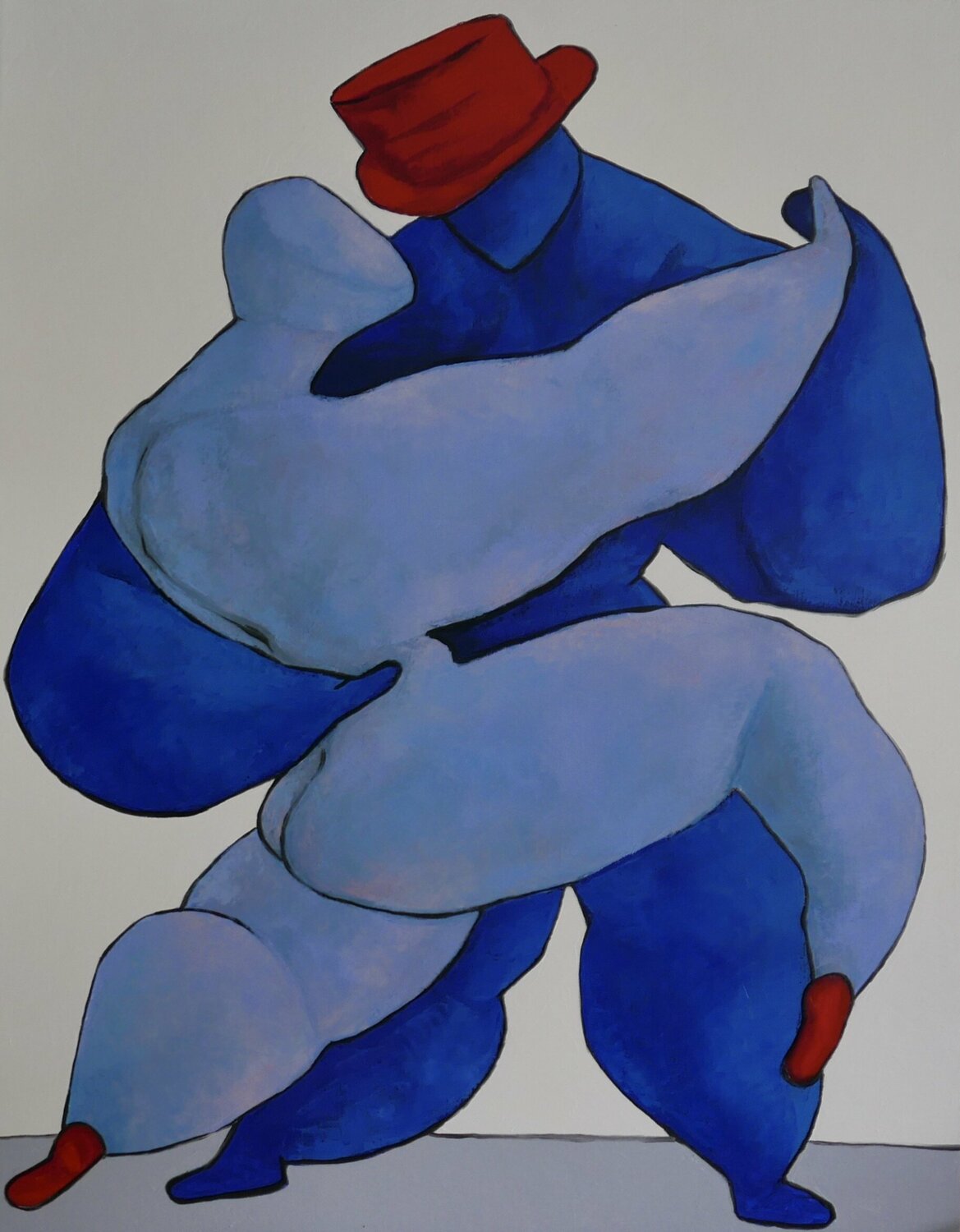 Lovers dancing the Rumba Ta Byrne