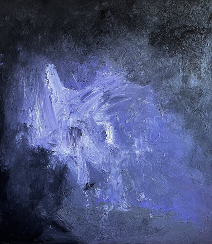 out of the dark van Fancher Brinkmann, Schilderij te koop op Singulart