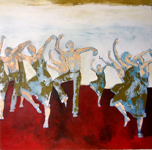 La grande parade by Corinne Malfreyt, Painting for Sale on Singulart
