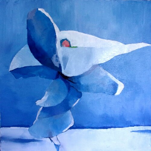 Loïe, l'hiver by Corinne Malfreyt, Painting for Sale on Singulart