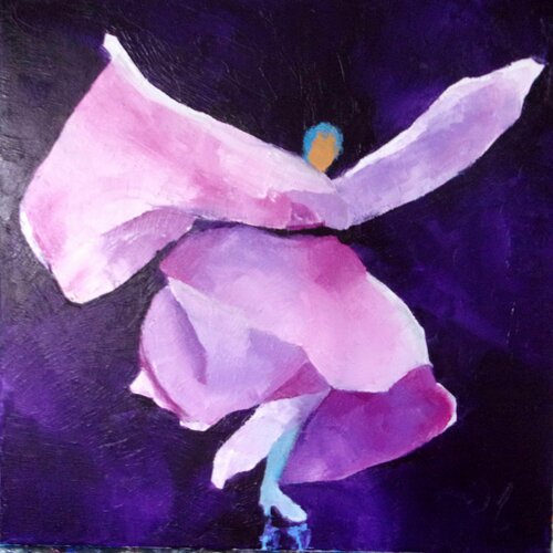 Loïe, le lys by Corinne Malfreyt, Painting for Sale on Singulart