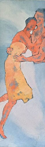 Les retrouvailles by Corinne Malfreyt, 회화 for Sale on Singulart