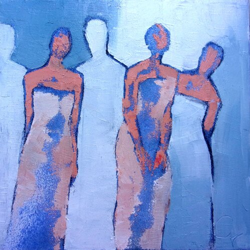 Confidences by Corinne Malfreyt, Painting for Sale on Singulart