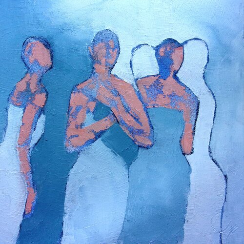 Le foulard by Corinne Malfreyt, Painting for Sale on Singulart
