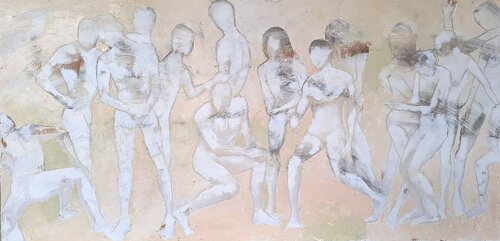 Humanités by Corinne Malfreyt, Painting for Sale on Singulart
