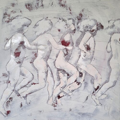 La course von Corinne Malfreyt, Malerei kaufen auf Singulart