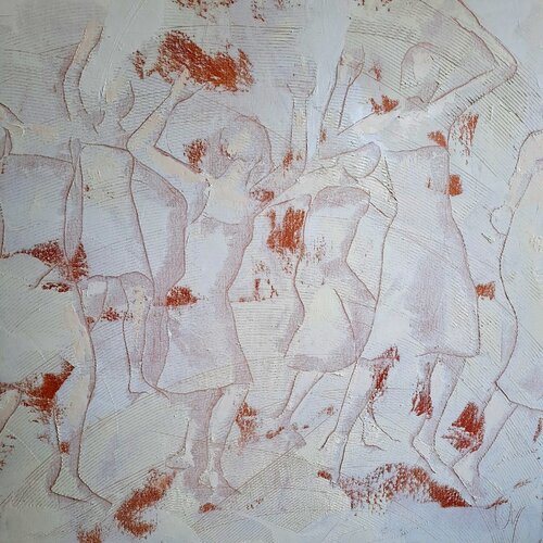 Courageuses by Corinne Malfreyt, Painting for Sale on Singulart