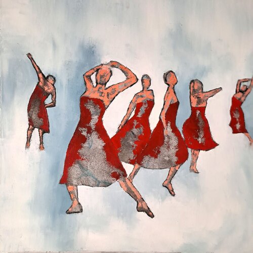 La danse sacrée by Corinne Malfreyt, Painting for Sale on Singulart