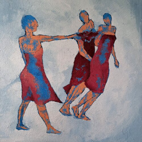 Le passage Magenta by Corinne Malfreyt, Painting for Sale on Singulart