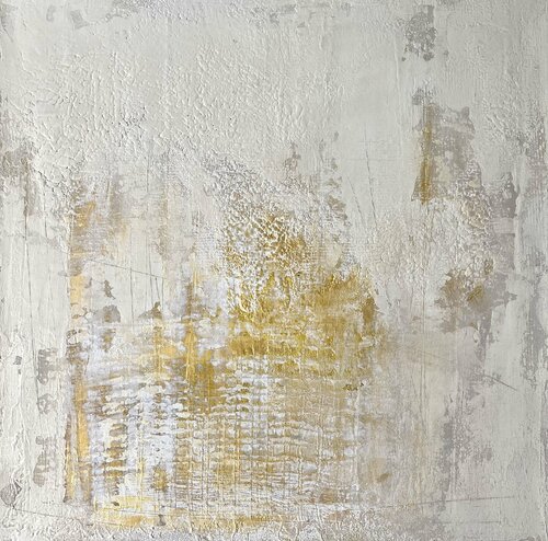 Gold Grid Block van Susan Handau, Andere media te koop op Singulart
