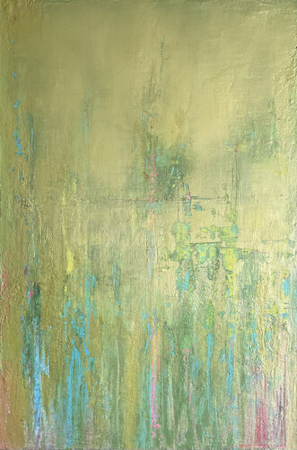 The Fractures Let the Light Enter You van Susan Handau, Schilderij te koop op Singulart