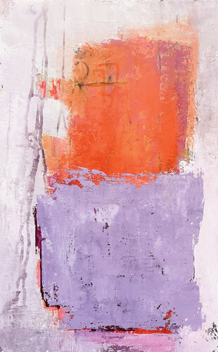 Melon on Violet van Susan Handau, Schilderij te koop op Singulart