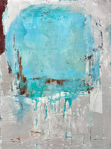 Blue Melt by Susan Handau, Painting for Sale on Singulart